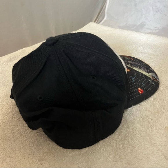 Lucasfilm's "Star Wars" Adjustable Black Cap with Star Graphics on Brim - Picture 11 of 16